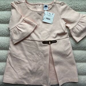 Janie and Jack pink dress 12-18 months